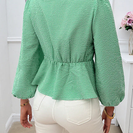 Aveline's Puff Sleeve Bow Detail Blouse